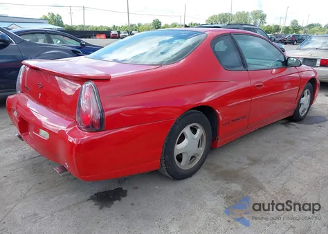 2003 Chevrolet Monte Carlo Ss from USA, damaged, VIN 2G1WX12K239349271